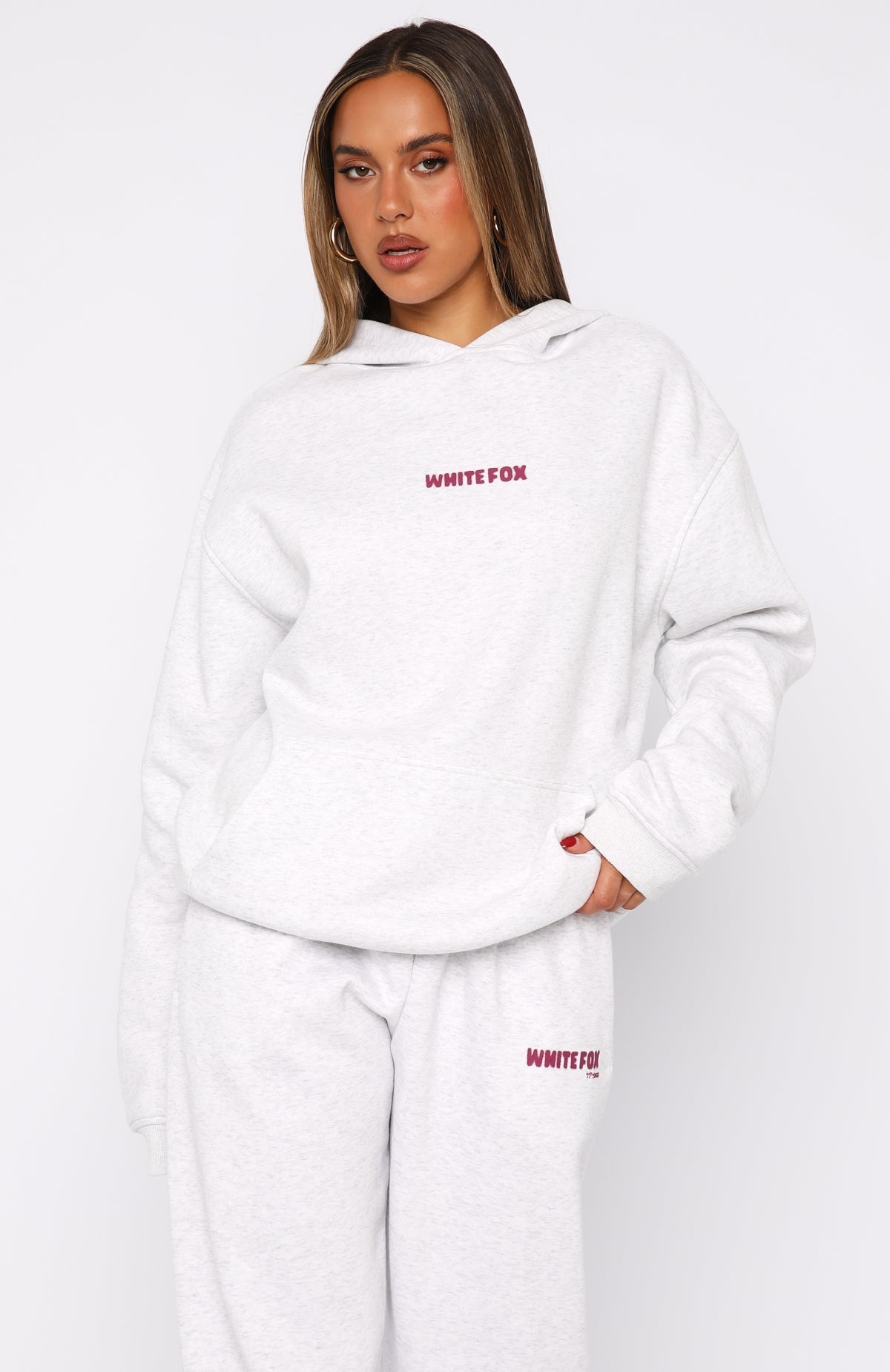 11th Street New York Or Nowhere Oversized Hoodie Berry Blast