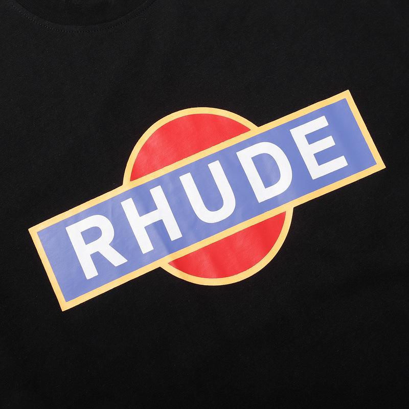 Rhude T-shirt Leopard Print Short Sleeve T-shirt