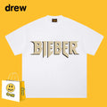 Drew T-shirts Loose Heavy Bieber