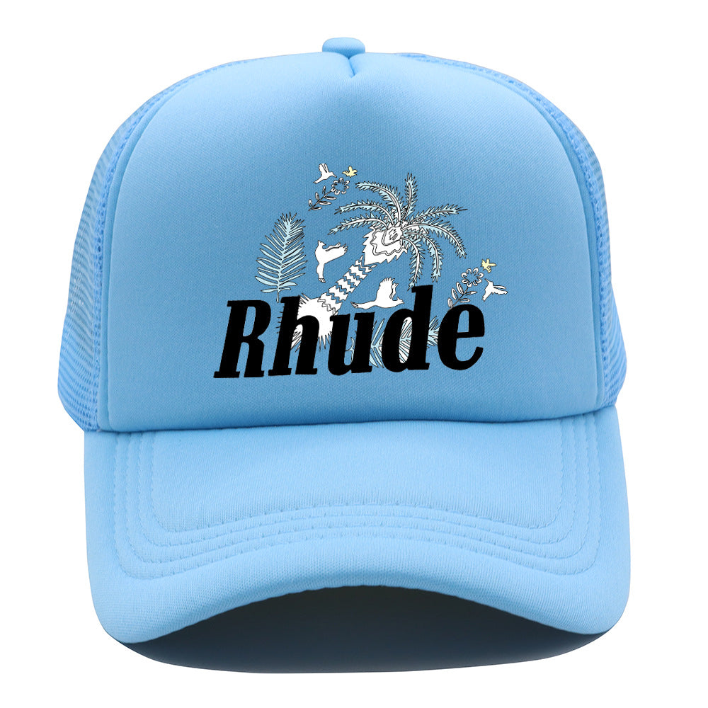 Rhude Hat Fashion Net Cap Hip Hop Baseball Cap