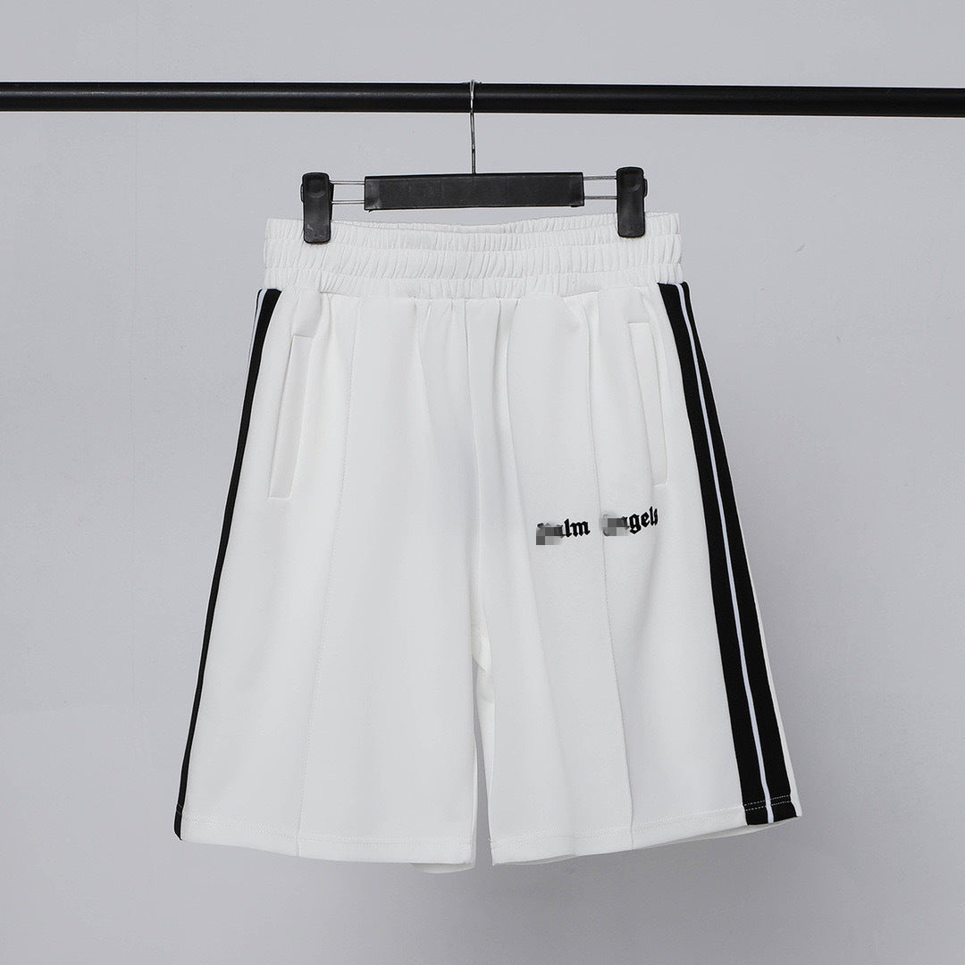 Palm Angle Shorts Palm Angels Couple Sports Casual Shorts Men's and Women's Straight Shorts