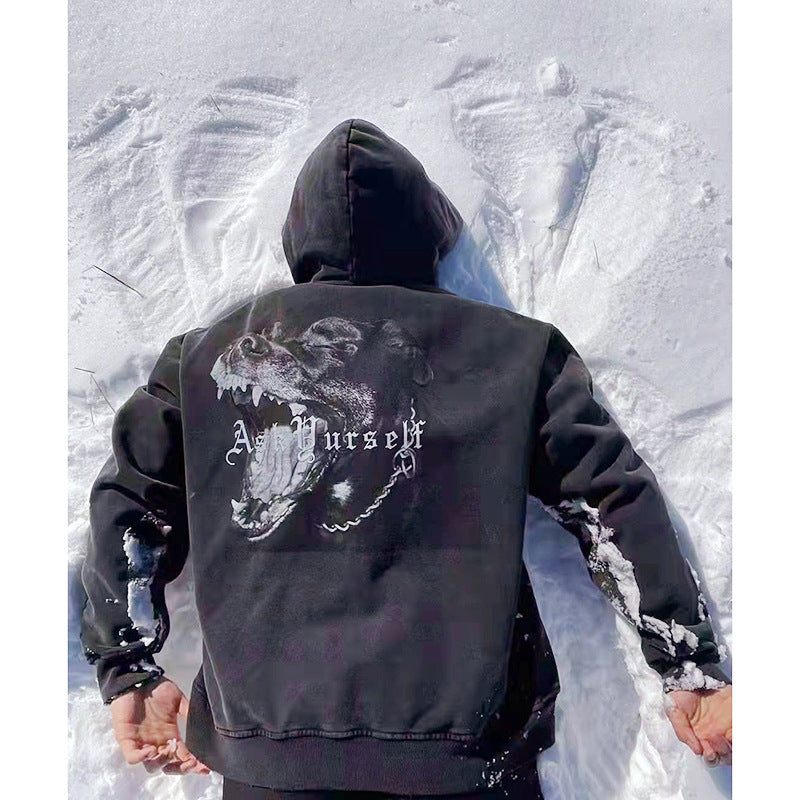 Askyurself Hoodie Letter Print Hoodie Sweater